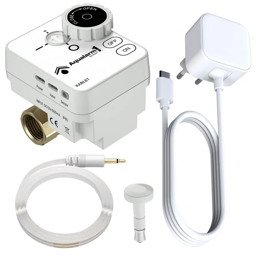 Altech Aqualarm1 3/4" ventil, kablet